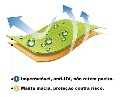 Imagem de Capa Para Moto Forrada Impermeável Térmica Sol Chuva