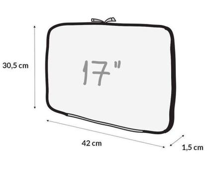 Imagem de Capa para Notebook 17 Polegadas Neoprene com Zíper