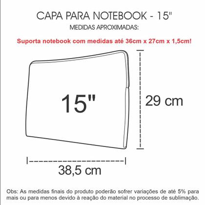 Imagem de Capa para Notebook Meu Pai é um Tesouro 15 Polegadas