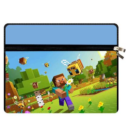 Imagem de Capa para Notebook Minecraft 15 Polegadas Com Bolso