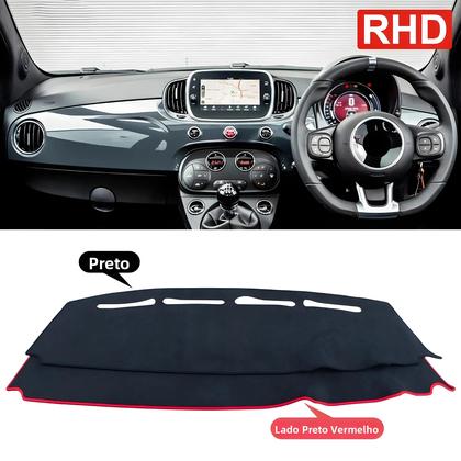 Imagem de Capa Para Painel Do Fiat 500 500C 500e 2007-2024 Acessórios Antiderrapantes Para Painel De