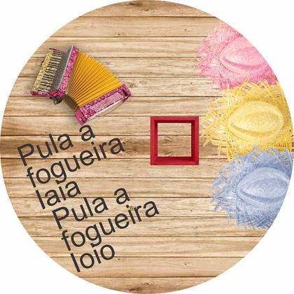 Imagem de Capa para Painel Redondo Festa Junina São João Tecido Sublimado Veste Fácil 1,50mx1,50m Festa Aniversário