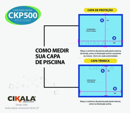 Imagem de Capa para Piscina 7x3,5 Metros CKP500 em PEAD Kit de Instalação Alta Durabilidade e Proteção Contra Sujeiras