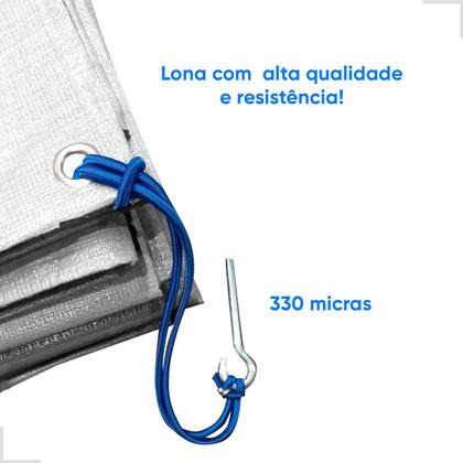 Imagem de Capa Para Piscina Completa Proteção 4x8 Várias Cores