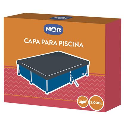 Imagem de Capa para piscina de armação quadrada 2.000 litros - mor