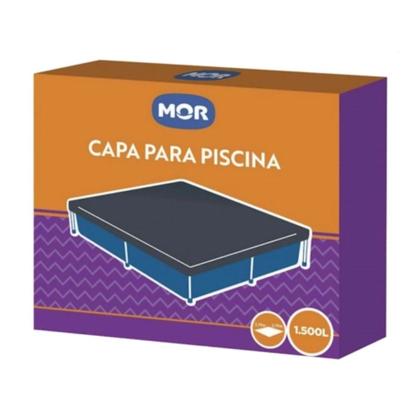 Imagem de Capa Para Piscina Estrutural Infantil 1500L Retangular Mor