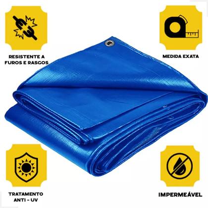 Imagem de Capa Para Piscina Leve Prática + Kit Instalação -8x4,5