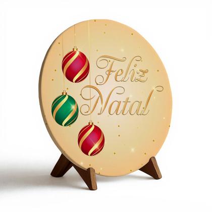 Imagem de Capa Para Porta ou Painel de Mesa Decoração De Natal Papai Noel Painel Em Tecido Com Elástico