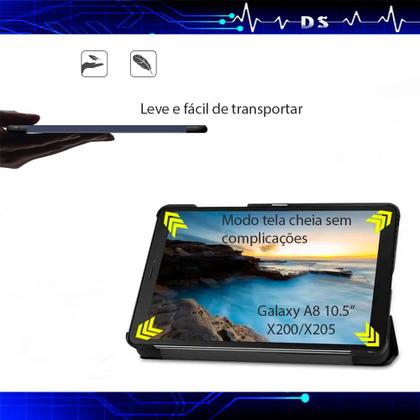 Imagem de Capa Para Samsung Galaxy Tab A8 10.5 X205 + Película