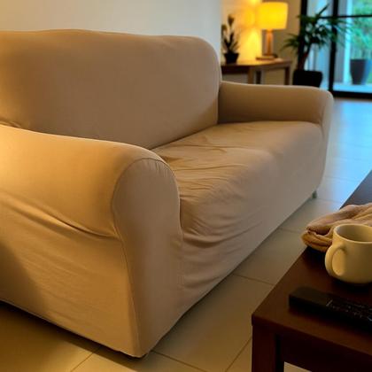 Imagem de Capa Para Sofá 2 Lugares Malha Gel