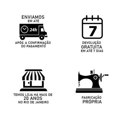 Imagem de Capa para Sofá de 2 Lugares em Brim Sarja 100% Algodão