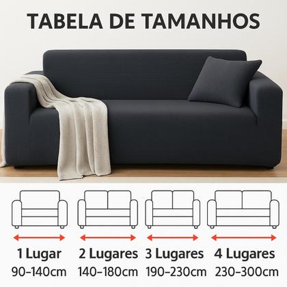 Imagem de Capa Para Sofá Estampada 1 2 3 e 4 Lugares Antiderrapante À Prova De Poeira Lavável