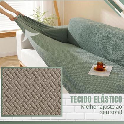 Imagem de Capa Para Sofá Estampada Elastica Protetora 1 2 3 Lugares Antiderrapante À Prova De Poeira Lavável