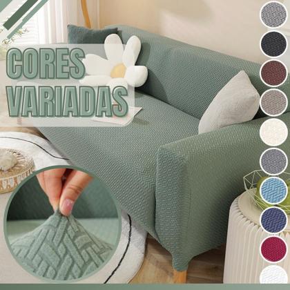 Imagem de Capa Para Sofá Estampada Elastica Protetora 1 2 3 Lugares Antiderrapante À Prova De Poeira Lavável