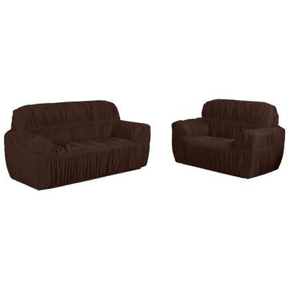 Imagem de Capa para sofa king grande 2 e 3 lugares malha gel elasticada