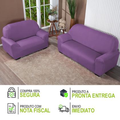 Imagem de Capa Para Sofá Lisa 2 E 3 Lugares Coladinha Malha Gel