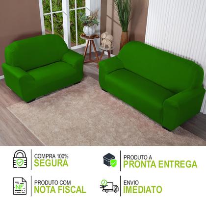 Imagem de Capa Para Sofá Lisa 2 E 3 Lugares Coladinha Malha Gel