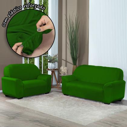 Imagem de Capa Para Sofá Lisa 2 E 3 Lugares Coladinha Malha Gel