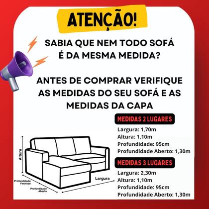 Imagem de Capa para Sofá Retrátil 3 Lugares 2,30m x 1,10m Resistente Malha Gel Elasticada