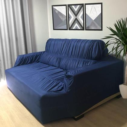 Imagem de Capa para Sofá Retrátil 3 Lugares 2,30m x 1,10m Resistente Malha Gel Elasticada