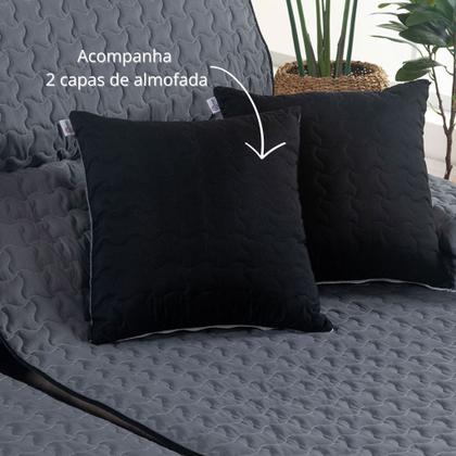 Imagem de Capa para Sofá Retrátil e Reclinável 3 Lugares Assento de 1,80m + 2 Capas de Almofada