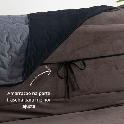 Imagem de Capa para Sofá Retrátil e Reclinável 3 Lugares Assento de 1,80m + 2 Capas de Almofada