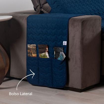 Imagem de Capa para Sofá Retrátil e Reclinável 3 Lugares Assento de 1,80m + 2 Capas de Almofada