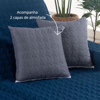 Imagem de Capa para Sofá Retrátil e Reclinável 3 Lugares Assento de 1,80m + 2 Capas de Almofada