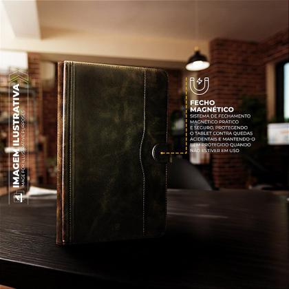Imagem de Capa para Tablet - 10 a 11 Polegadas -  Couro Preta -Gshield