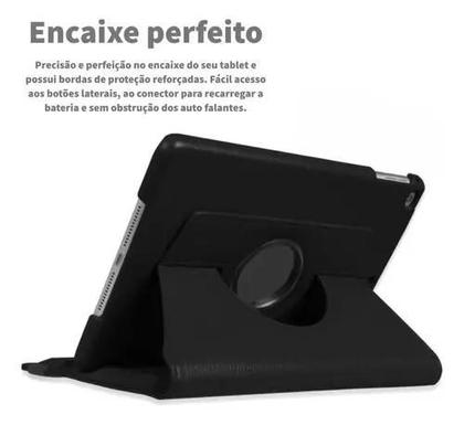 Imagem de Capa para Tablet Giratória P/ Novo Samsung Galaxy Tab S9+ Plus / S9 FE PLUS 12.4 Polegadas