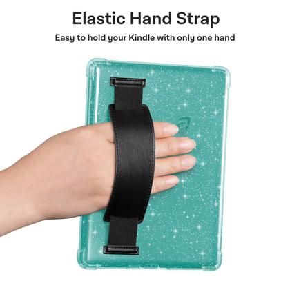 Imagem de Capa para tablet IdleHands Clear Glitter para 7 polegadas com alça de mão