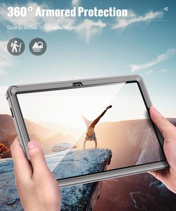 Imagem de Capa para tablet MoKo Galaxy Tab A9 Plus 11" 2023 Rugged Clay