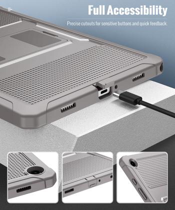 Imagem de Capa para tablet MoKo Galaxy Tab A9 Plus 11" 2023 Rugged Clay