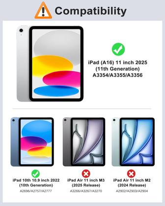 Imagem de Capa para tablet MoKo para iPad de 11ª geração de 11 polegadas 2025/10ª geração de 10,9 polegadas