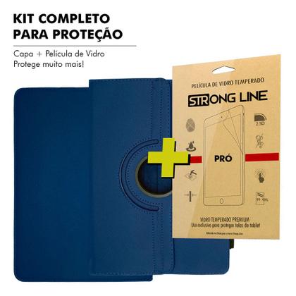 Imagem de Capa Para Tablet Multilaser M7 M7s Plus M7 Plus M7s M7 Go Giratória Anti Impacto + Pelicula de Vidro