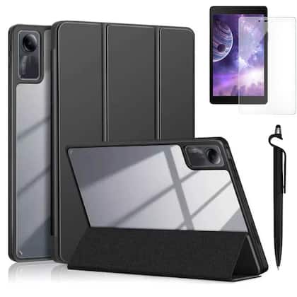 Capa para tablet redmi xiaomi pad se 11 polegadas + pelicula + caneta - fam