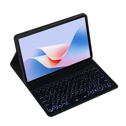 Imagem de Capa para Tablet Xiaomi Redmi Pad SE 11 Polegadas - Teclado Bluetooth Magnético com Capa de Couro PU