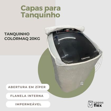 Imagem de Capa para tanquinho colormaq 20kg impermeável flex
