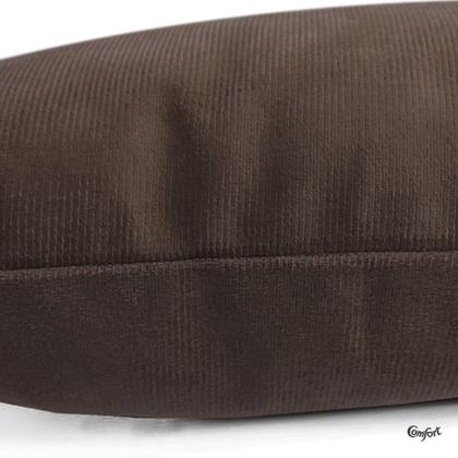 Imagem de Capa Para Travesseiro De Corpo Body Pillow Veludo 40x130cm Marrom