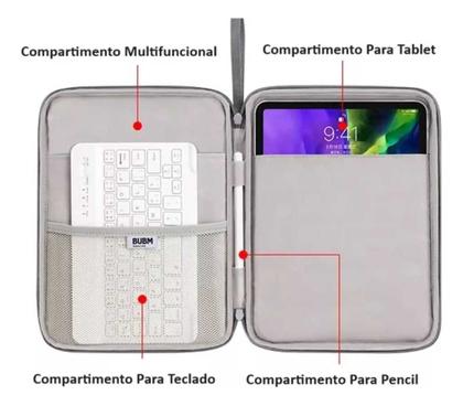 Imagem de Capa Pasta Proteção Bolsa Para Tablet A9 8,7 E 11 Polegadas