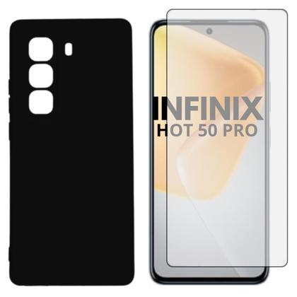 Imagem de Capa + Pelicula Vidro 3D Compativel Com Infinix Hot 50 Pro