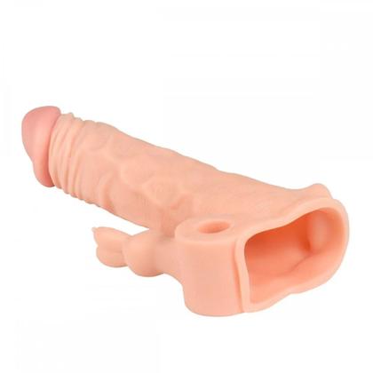 Imagem de Capa Peniana com Estimulador de Clitóris em Formato de Coelho com Cápsula Vibratória Vip Mix