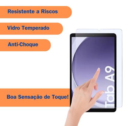 Imagem de Capa personalizada c/ Suporte P/ Tablet Galaxy Tab A9 Plus 11" + Película X210 X216