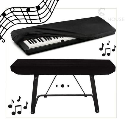 Imagem de CAPA PIANO 6/8 YAMAHA, KORG, ROLAND DE SOBREPOR EM material sintético.