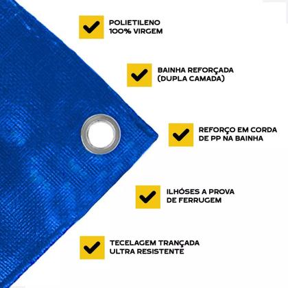Imagem de Capa Piscina 5 X 3 Térmica+limpeza+proteção Uv+kit 5x3