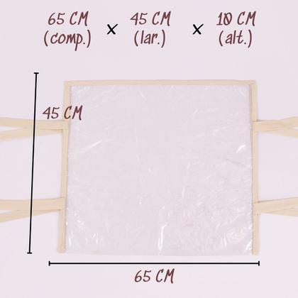 Imagem de Capa Plastica para Trocador Anatomico Caqui Impermeavel