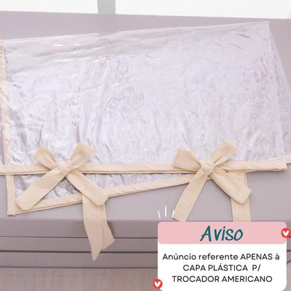 Imagem de Capa Plastica para Trocador Anatomico Caqui Impermeavel