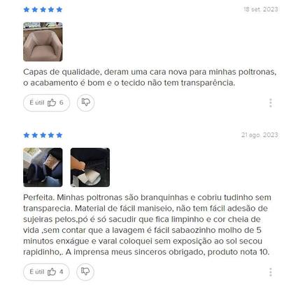 Imagem de Capa Poltrona Decorativa modelo Opala para sala, quarto e escritório