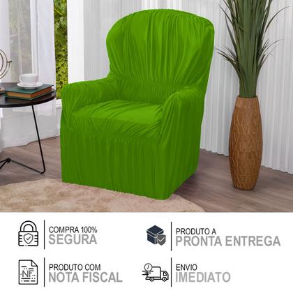 Imagem de Capa Poltrona do Papai 1 Lugar Malha Gel Elasticada Protetor Shop Casa Nobre