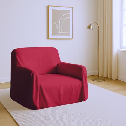 Imagem de Capa Poltrona Do Papai Sofá 1 Lugar Avulsa Lisa Coladinha Várias Cores